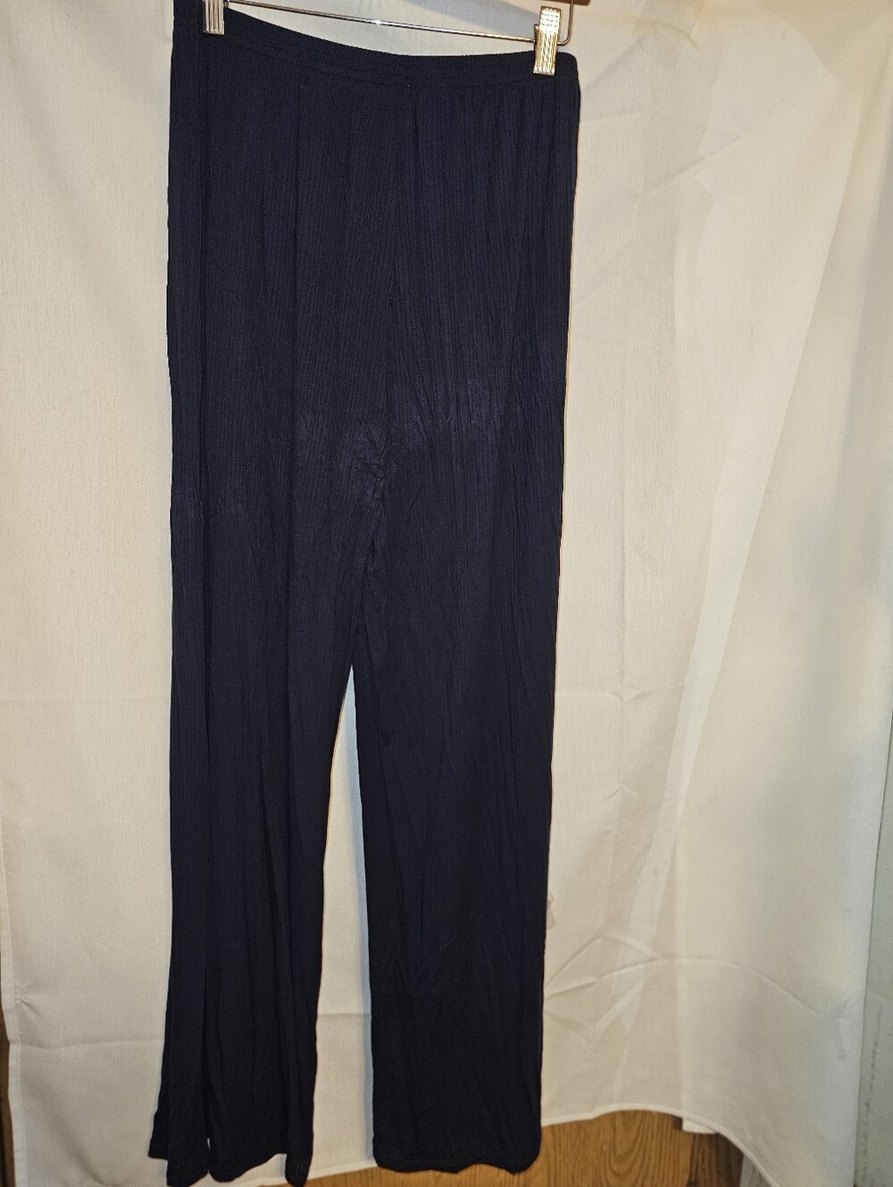 SOULVOR‎ Women's Casual Modal Ribbed Wide Leg Pants - Picture 8 of 12